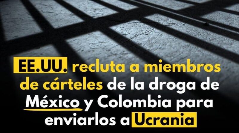 Narcos a la guerra: EE.UU. recluta a miembros de cárteles para Ucrania