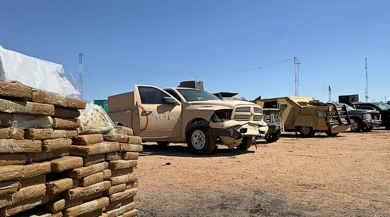 La Fiscalía de Tamaulipas destruyó en Reynosa vehículos artesanales blindados confiscados en enfrentamientos con grupos criminales; operativos se alinean al Programa de Bienes y Objetos del Delito.