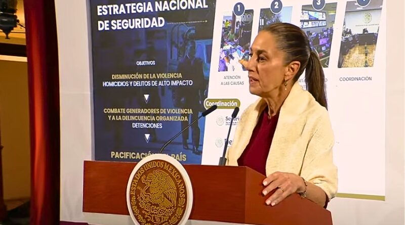 Claudia Sheinbaum se opone al uso de drones estadounidenses en México y reafirma una estrategia de seguridad sin injerencias ni subordinación externa