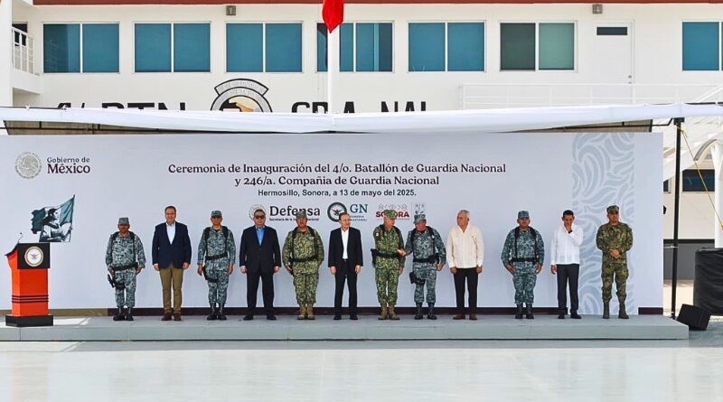El Secretario de la Defensa Nacional encabeza ceremonia de apertura del 4/o. Batallón y 246/a. Compañía como parte de la Estrategia Nacional de Seguridad