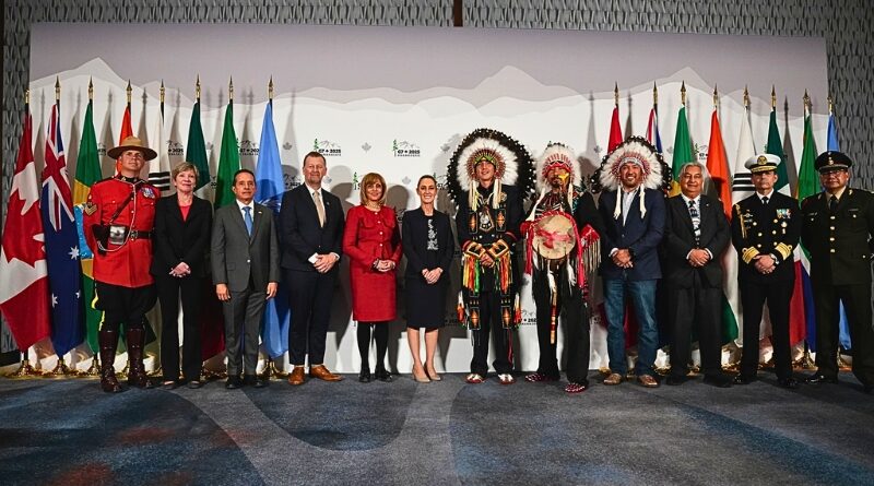 La presidenta mexicana participa en la Cumbre de Líderes del G7 en Canadá, abordando cambio climático, paz y economía, en un hecho histórico para el país.