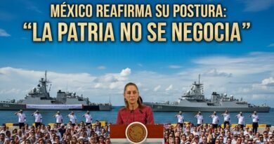Claudia Sheinbaum llama a la unidad nacional y rechaza injerencias, en medio de declaraciones de Trump sobre potenciales acciones militares en México.