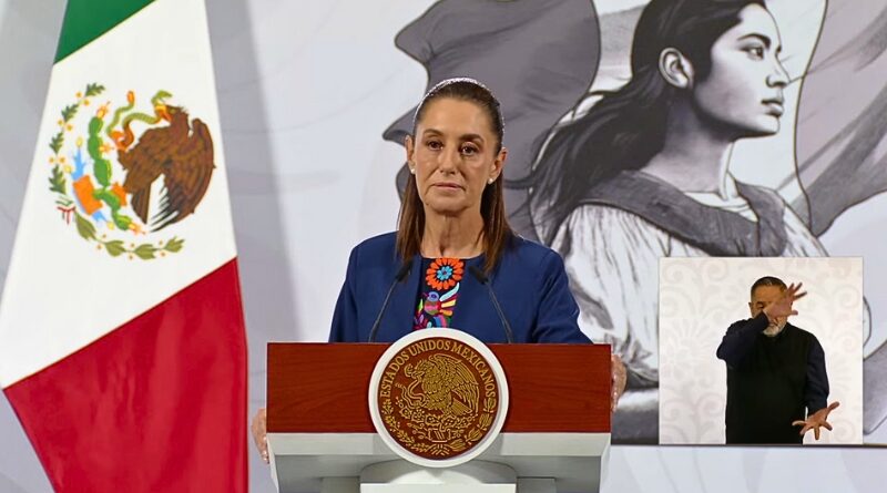La presidenta mexicana cuestiona la autenticidad de la llamada "marea rosa" y acusa a opositores y grupos ultraderechistas de manipular convocatorias.