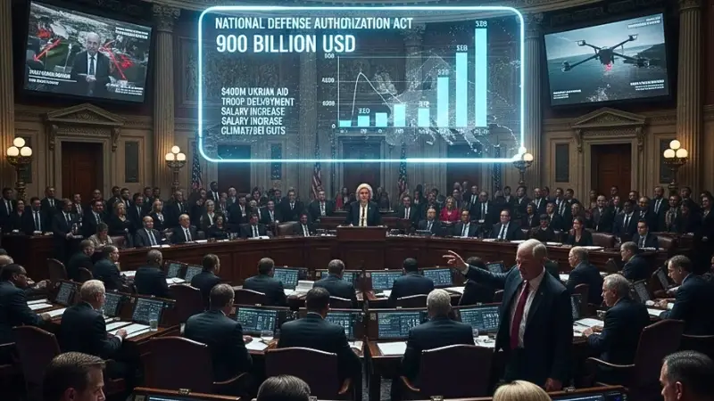 Un presupuesto histórico avanza al senado en medio de fricciones políticas y cambios drásticos en políticas globales, militares y de diversidad.