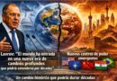 El canciller ruso afirma que el sistema internacional vive una transformación estructural prolongada, con choque entre Occidente y nuevos polos globales.