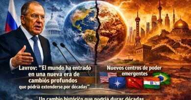 El canciller ruso afirma que el sistema internacional vive una transformación estructural prolongada, con choque entre Occidente y nuevos polos globales.