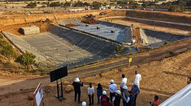 Claudia Sheinbaum supervisa en Tlaxcala dos de las nueve plantas de tratamiento para sanear el río Atoyac, uno de los más contaminados del país.