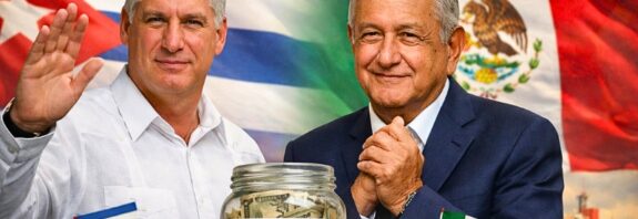 El presidente cubano agradece al exmandatario mexicano por impulsar una colecta solidaria mientras La Habana enfrenta presiones económicas y el embargo estadounidense.
