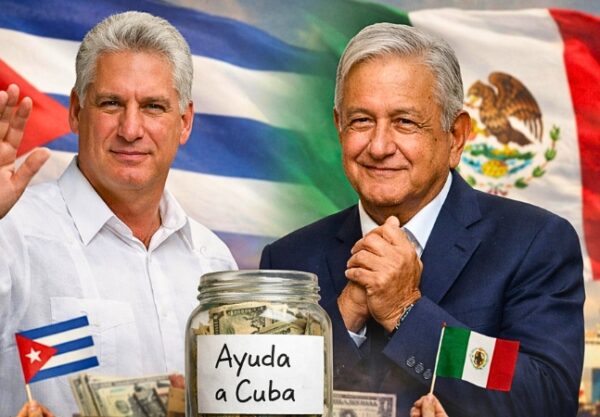 El presidente cubano agradece al exmandatario mexicano por impulsar una colecta solidaria mientras La Habana enfrenta presiones económicas y el embargo estadounidense.