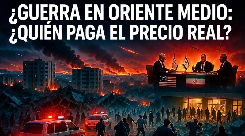 La ofensiva contra Irán reabre un patrón conocido: potencias que hablan de seguridad mientras ciudades enteras sufren las consecuencias.
