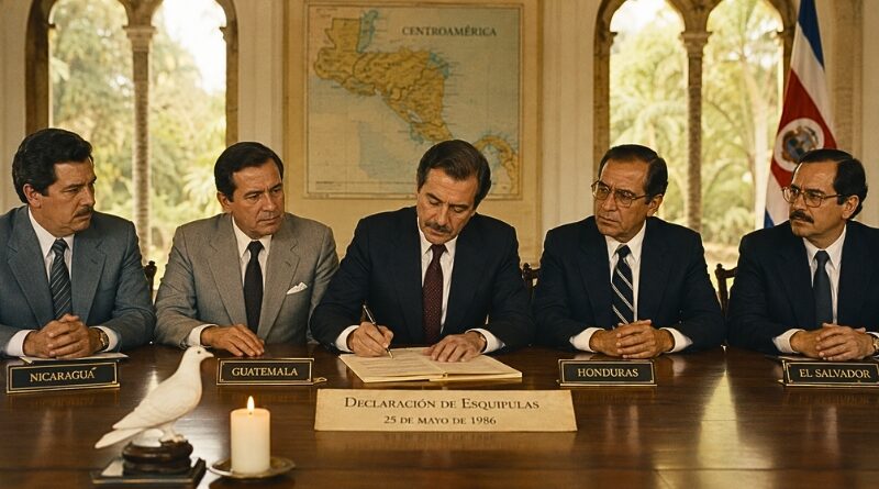 A 40 años del histórico acuerdo, Centroamérica recuerda el inicio del diálogo que sentó las bases para la reconciliación y la integración regional.