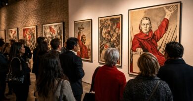 Más de 30 obras del Museo Estatal de Historia de Rusia, incluido el icónico “La Madre Patria llama”, se exhiben en CDMX hasta el 19 de junio.