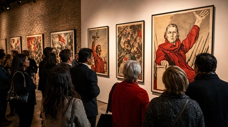 Más de 30 obras del Museo Estatal de Historia de Rusia, incluido el icónico “La Madre Patria llama”, se exhiben en CDMX hasta el 19 de junio.