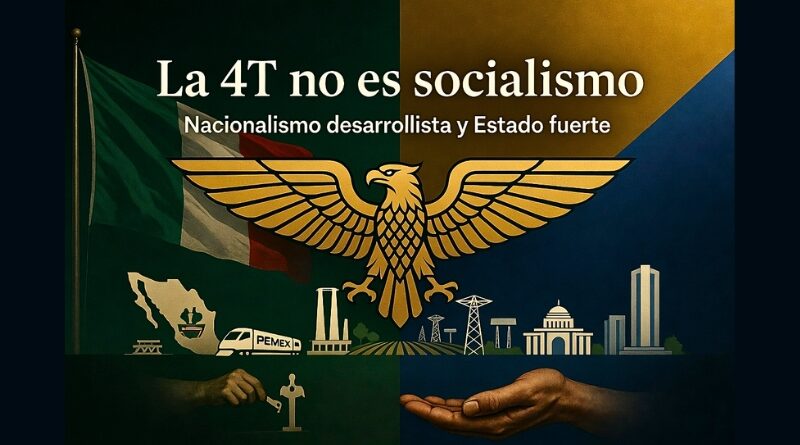 Entre pragmatismo, Estado fuerte y nacionalismo económico, la Cuarta Transformación redefine su modelo político lejos del socialismo clásico y más cerca del desarrollo soberano.