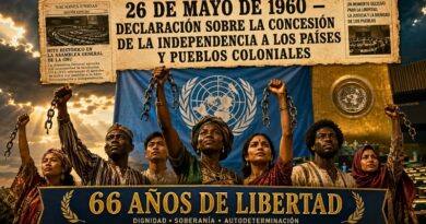 26 de mayo: seis décadas y media de la Declaración que cambió el mapa político mundial y encendió la lucha final contra el imperio colonial.