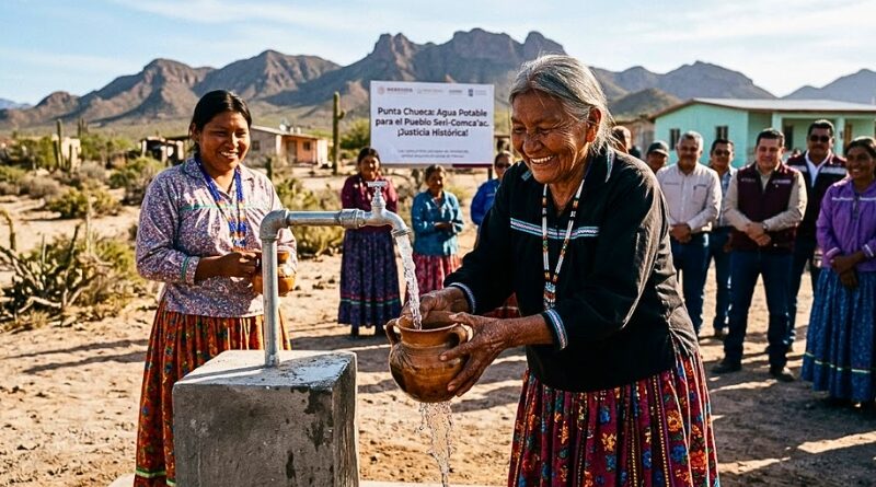El Gobierno Federal consolida el reconocimiento de los pueblos indígenas como sujetos de derecho y entrega obras de infraestructura hídrica en Sonora.