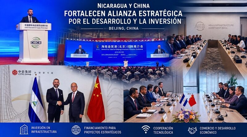 Delegación nicaragüense impulsa inversiones, tecnología e infraestructura en Beijing para consolidar una nueva etapa de desarrollo económico y cooperación.