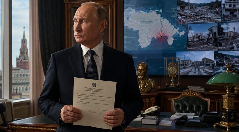 Putin envió condolencias al gobierno venezolano y abrió la puerta a una eventual ayuda humanitaria tras los terremotos que dejaron decenas de víctimas.