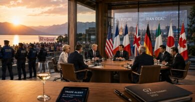 Líderes mundiales se reúnen en Francia mientras Trump sacude la agenda con sorpresas comerciales y un pacto histórico con Irán.