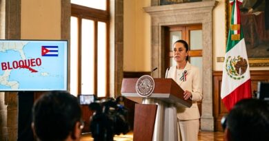 La presidenta de México reitera su postura histórica contra el cerco económico a la isla, revela que abordó el tema con Trump y alerta sobre el avance de la ultraderecha en la región