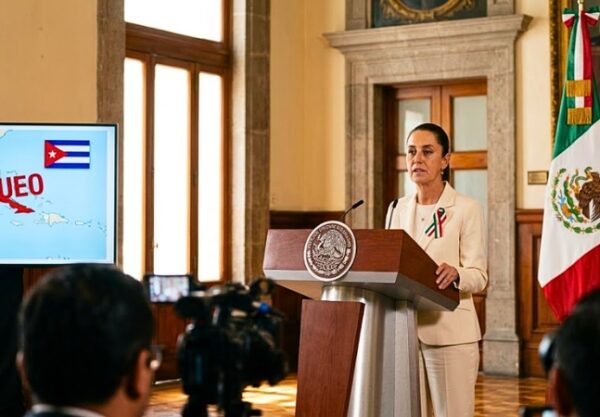 La presidenta de México reitera su postura histórica contra el cerco económico a la isla, revela que abordó el tema con Trump y alerta sobre el avance de la ultraderecha en la región