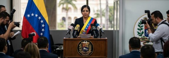 Delcy Rodríguez afirma que futuros comicios dependerán del consenso entre fuerzas políticas y defiende un proceso soberano con observación respetuosa.