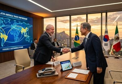 En un movimiento geopolítico de gran calado, Corea del Sur y México estrechan lazos en medio del proteccionismo global, mientras el TLC entre Seúl y el Mercosur revive como prioridad estratégica y la inversión coreana impulsa la electromovilidad en México.