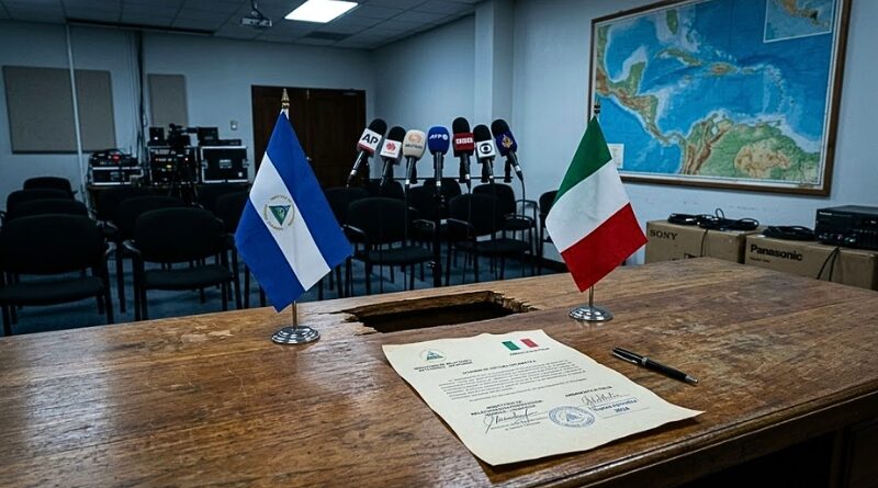 Managua califica de "agresivas e irresponsables" las declaraciones del canciller italiano y activa la ruptura de todo vínculo oficial