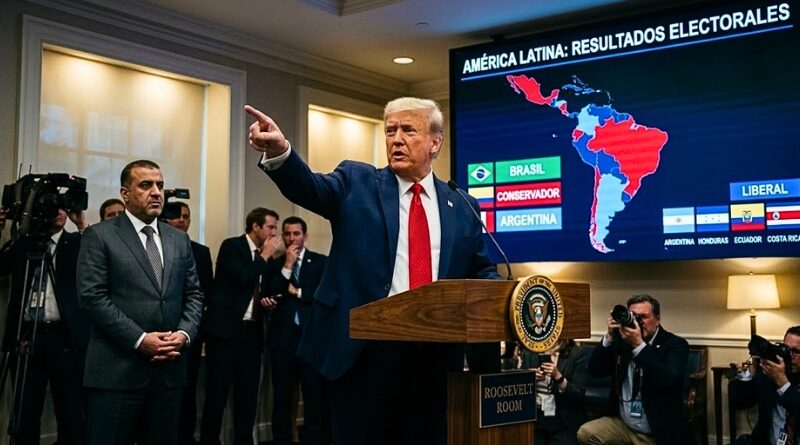 El presidente de EE.UU. presume de su influencia en la región y convierte el respaldo público en una herramienta de política exterior, mientras Washington ya mira de reojo las próximas elecciones en Brasil.
