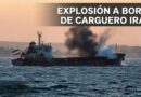 Teherán califica el incidente como "violación de la Carta de la ONU" mientras Kiev reivindica haber impactado embarcaciones con carga militar vinculada a Rusia en un nuevo frente del conflicto