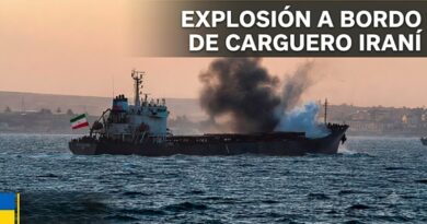 Teherán califica el incidente como "violación de la Carta de la ONU" mientras Kiev reivindica haber impactado embarcaciones con carga militar vinculada a Rusia en un nuevo frente del conflicto