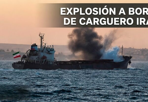 Teherán califica el incidente como "violación de la Carta de la ONU" mientras Kiev reivindica haber impactado embarcaciones con carga militar vinculada a Rusia en un nuevo frente del conflicto