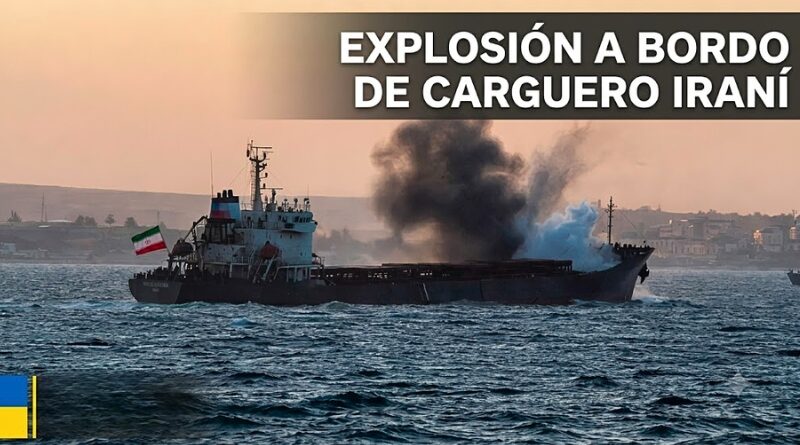 Teherán califica el incidente como "violación de la Carta de la ONU" mientras Kiev reivindica haber impactado embarcaciones con carga militar vinculada a Rusia en un nuevo frente del conflicto