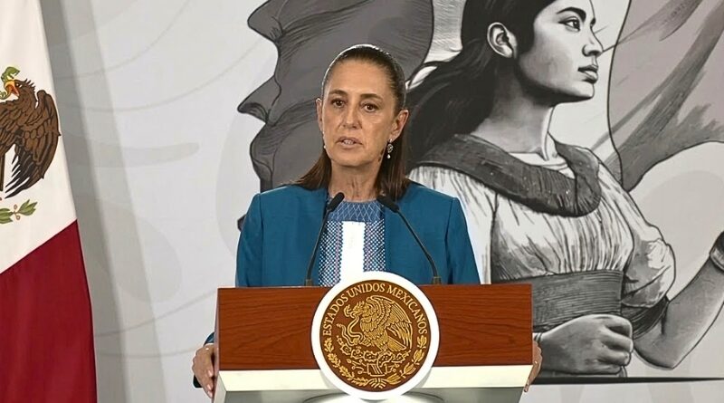 La mandataria mexicana rechazó categóricamente los señalamientos del titular de la agencia antidrogas estadounidense, le exigió concentrarse en los problemas internos de su país y exigió respeto a la soberanía nacional