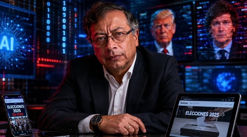 El mandatario colombiano señala a Trump, Milei y Netanyahu como artífices de una campaña de desinformación que, a su juicio, distorsionó la voluntad popular.