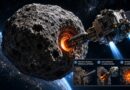 Un estudio chino propone detonar una carga nuclear bajo la superficie de un asteroide para fragmentarlo o desviarlo si representa un peligro inminente para la Tierra.