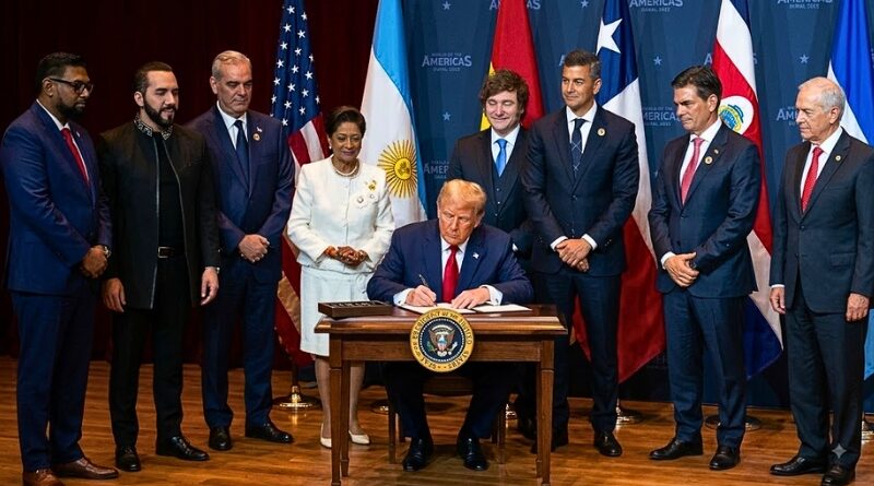 Washington afirma que Colombia será el integrante 19 de la A3C y que su nuevo gobierno pidió coordinar operaciones militares contra redes narcoterroristas.