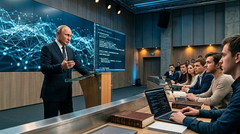 Moscú impulsa una nueva regulación para la inteligencia artificial bajo principios nacionales, mientras Putin alerta sobre el riesgo de una sociedad dividida por el acceso al conocimiento.