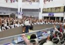 Miles de nicaragüenses ocuparon el hemiciclo legislativo para avalar la reforma a la Carta Magna y prometer continuidad al proceso nacional de escucha.