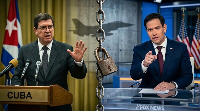 La Habana acusa a Washington de utilizar un discurso de seguridad para justificar el endurecimiento del bloqueo y aumentar la presión sobre la isla.