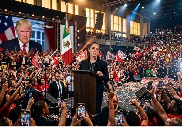 La presidenta defiende la no intervención y rechaza cualquier injerencia extranjera tras críticas difundidas por Donald Trump sobre México.