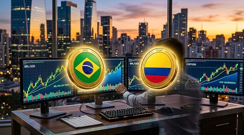 Un análisis de Goldman Sachs coloca a Brasil y Colombia entre las divisas emergentes más atractivas por rendimiento y resistencia al riesgo global.