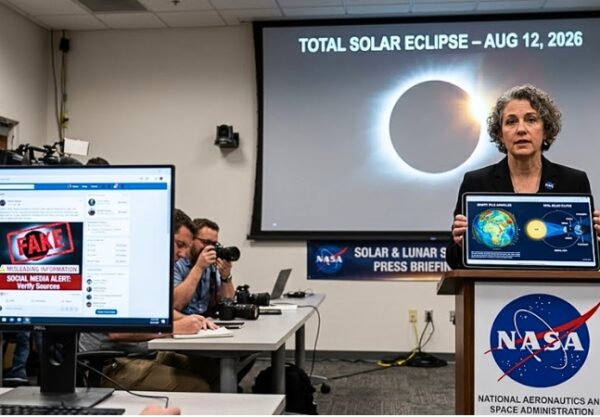 La NASA y especialistas descartan que el eclipse pueda eliminar la gravedad durante siete segundos y llaman a verificar las afirmaciones pseudocientíficas que circulan en redes.