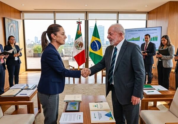 La presidenta mexicana destacó los resultados del gobierno de Lula y confirmó que la alianza entre Pemex y Petrobras mantiene su ruta estratégica.