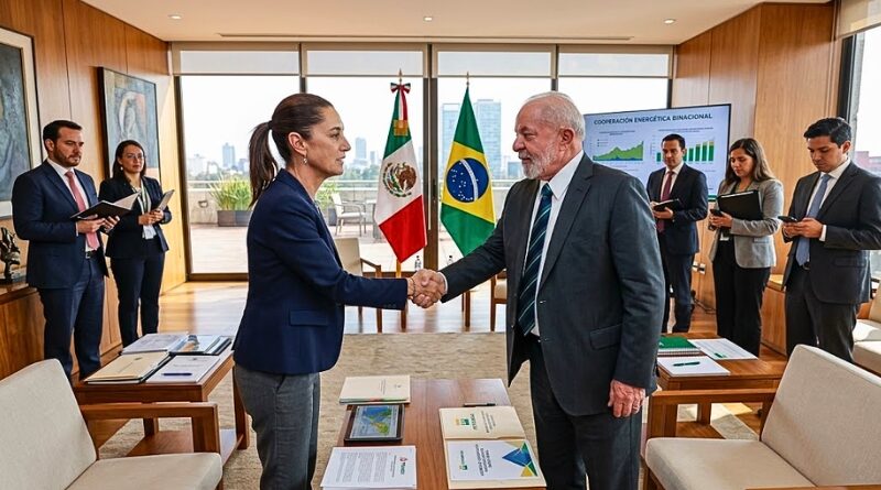 La presidenta mexicana destacó los resultados del gobierno de Lula y confirmó que la alianza entre Pemex y Petrobras mantiene su ruta estratégica.