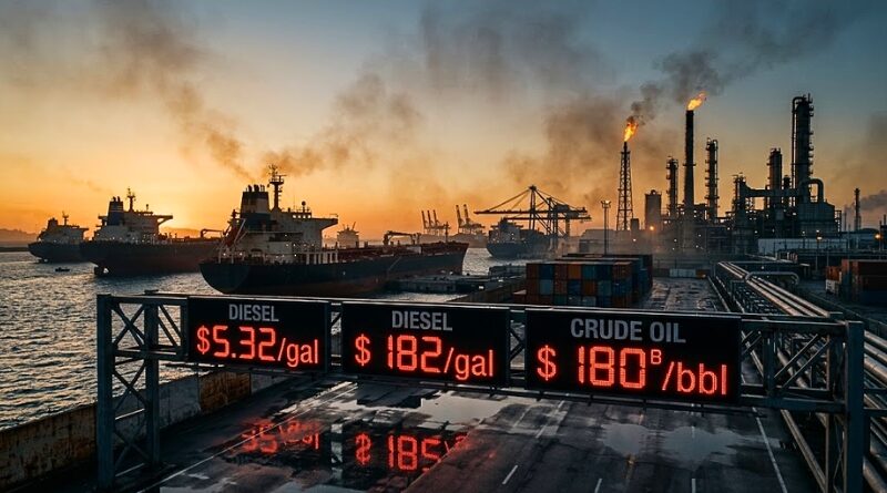 Conflictos geopolíticos simultáneos en Europa del Este y Oriente Medio reducen drásticamente la producción de combustibles, mientras los precios al consumidor escalan a niveles históricos y los expertos advierten que lo peor podría estar por venir