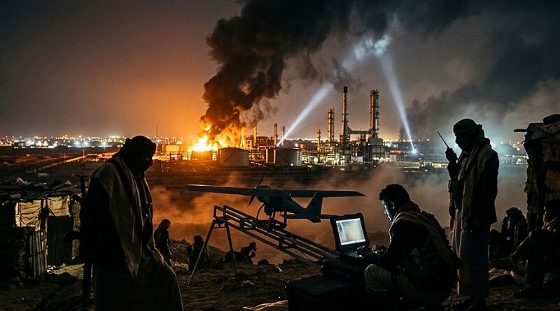 Un ataque atribuido a los hutíes contra una instalación de Aramco reaviva la tensión en el mar Rojo y pone en riesgo vías energéticas estratégicas ya.