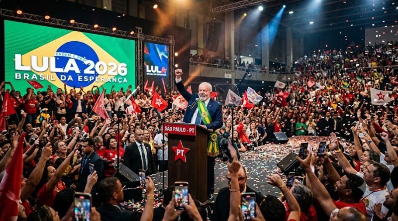 El presidente brasileño, respaldado por el PT y una amplia coalición, inicia la carrera electoral rumbo a octubre en un escenario de polarización política.