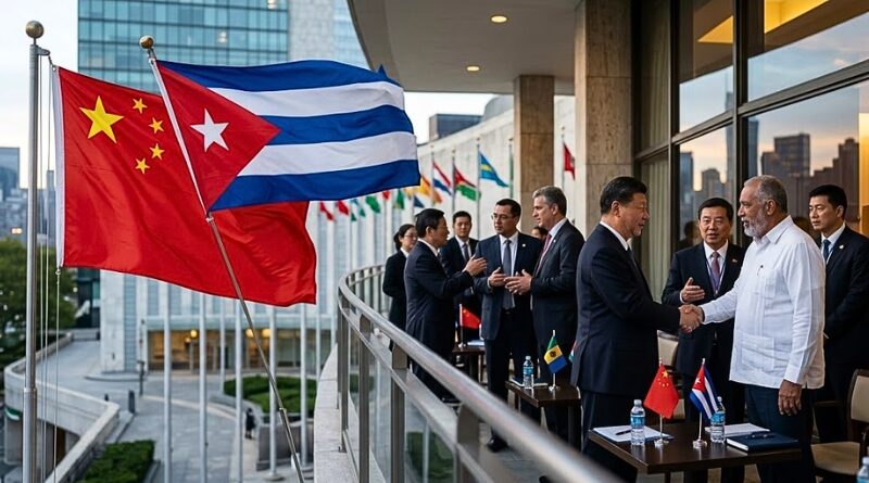 En el 66 aniversario de sus relaciones diplomáticas, Pekín ratificó su respaldo a la soberanía cubana y rechazó presiones o injerencias externas.