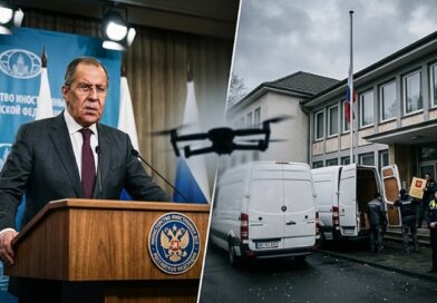 El canciller ruso advirtió que las acusaciones occidentales contra Moscú por un dron hallado en Leipzig podrían elevar peligrosamente la tensión.